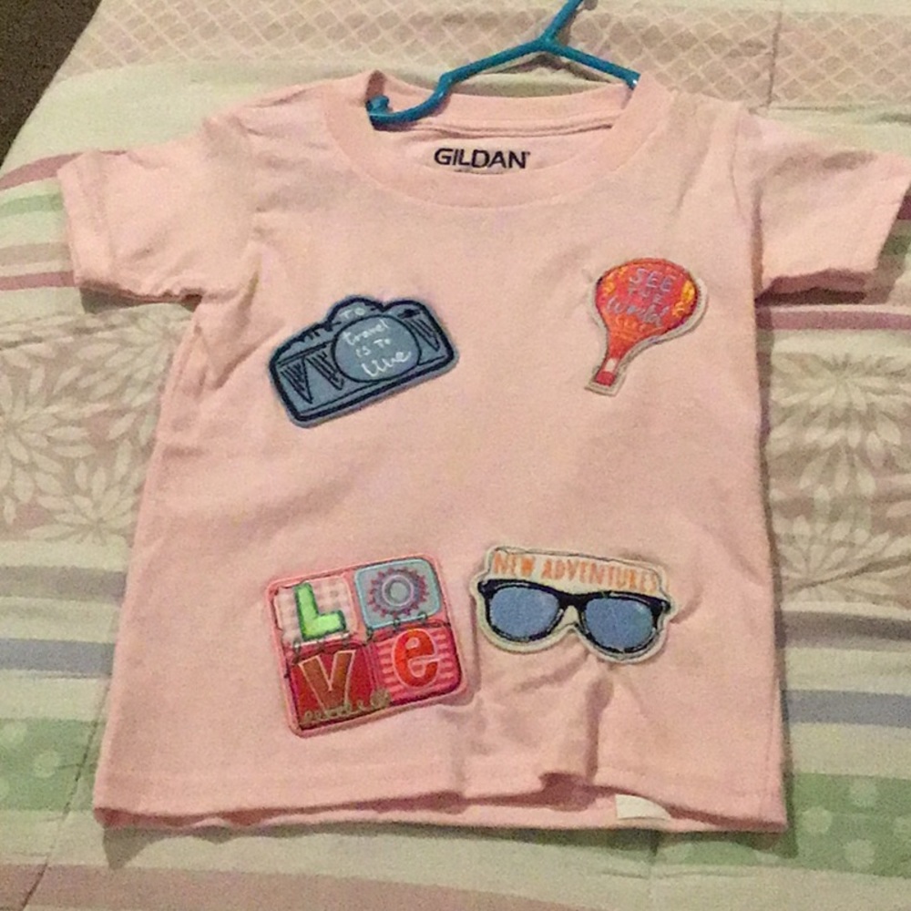 Toddler undershirt with customs designs